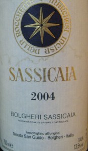 sassicaia 2004