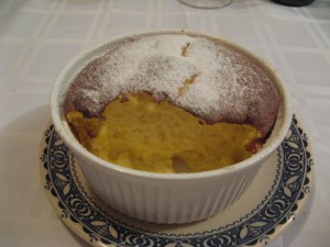 Air bubbles in souffle