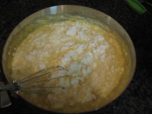 folding egg whites