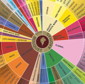 Aroma wheel inner circle